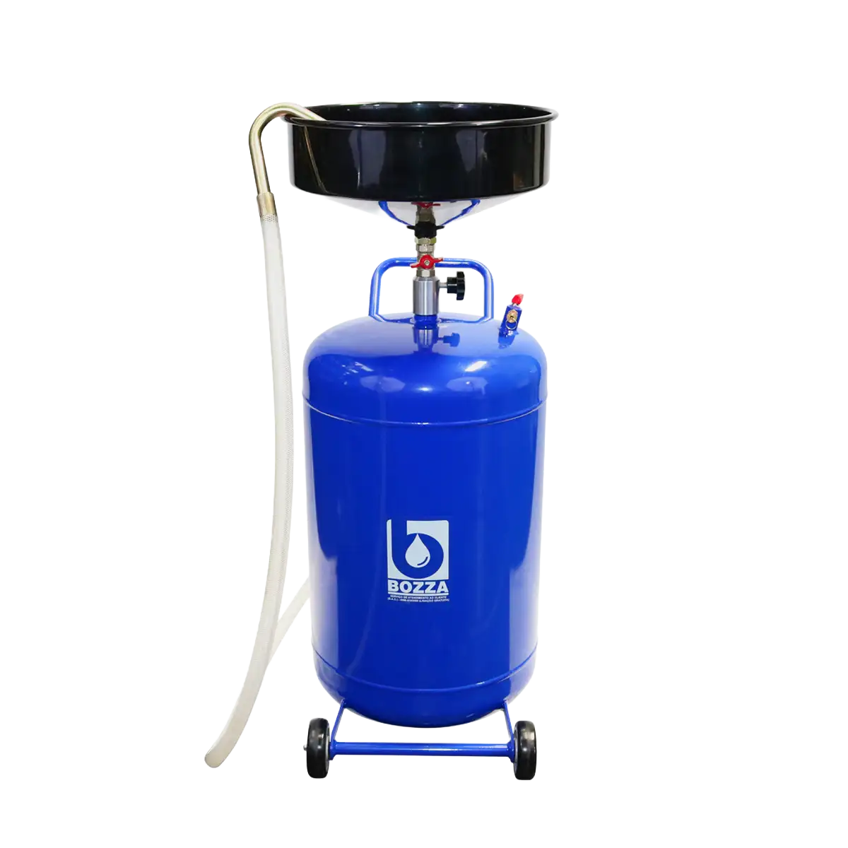 Bozza - Colector de aceite con capacidad de 80 litros con ruedas