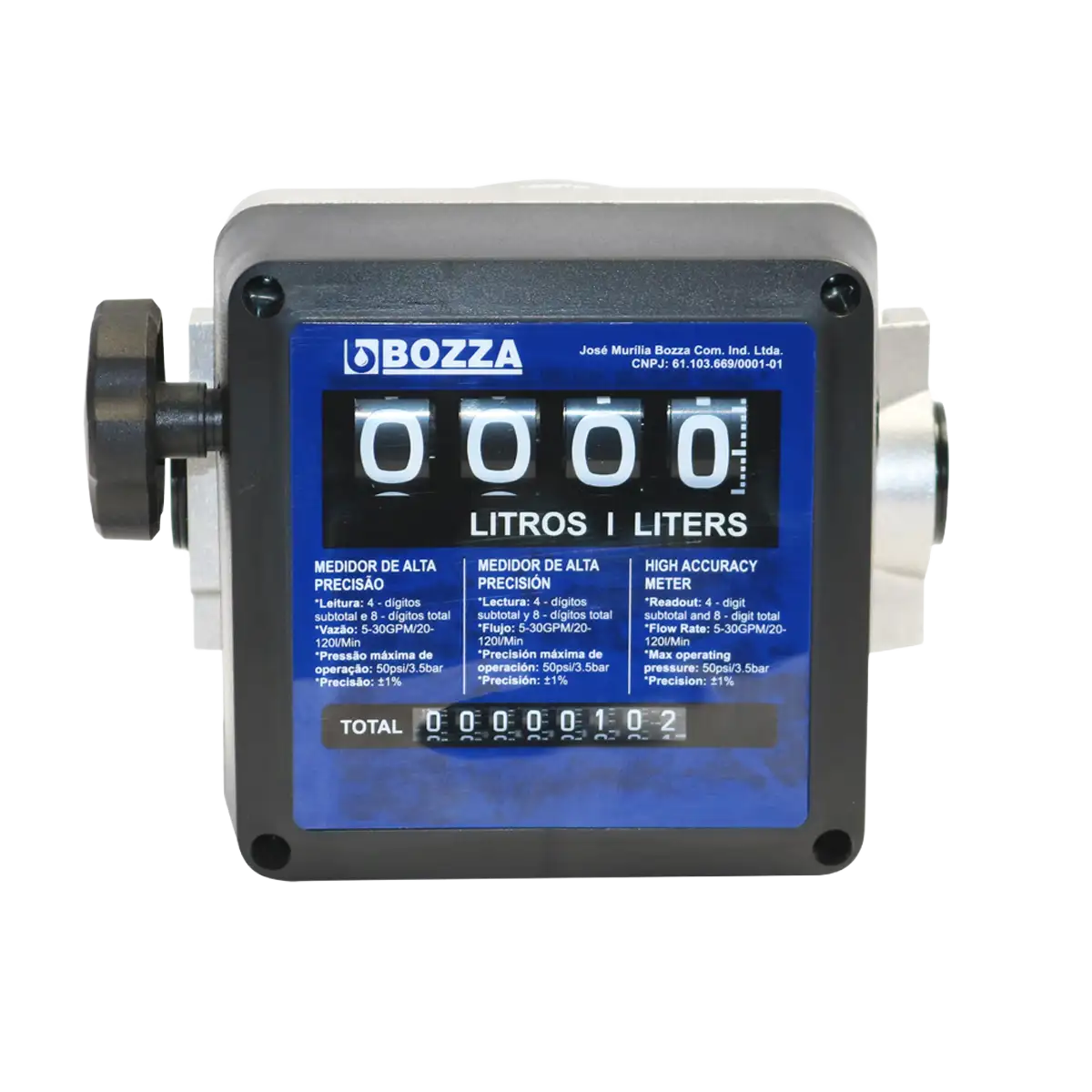 Bozza - Medidor volumétrico para combustible