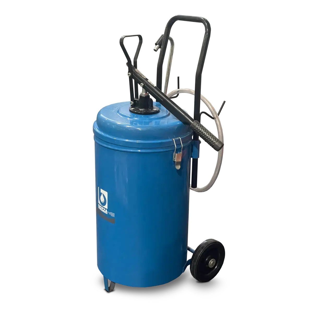 Bozza - bomba manual aceite - tanque 30 litros con rueditas