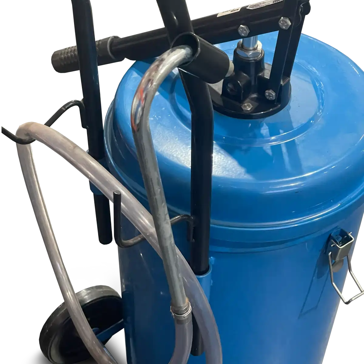 Bozza - bomba manual aceite - tanque 30 litros con rueditas - imagen 4
