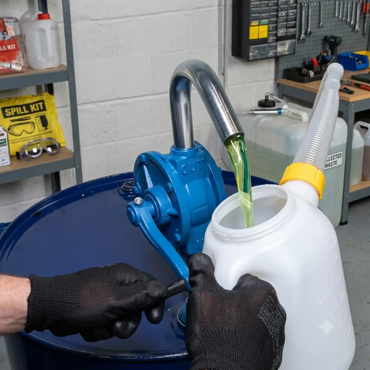 Bomba Rotativa Para Tambor desde 50L A 200L. - imagen 2