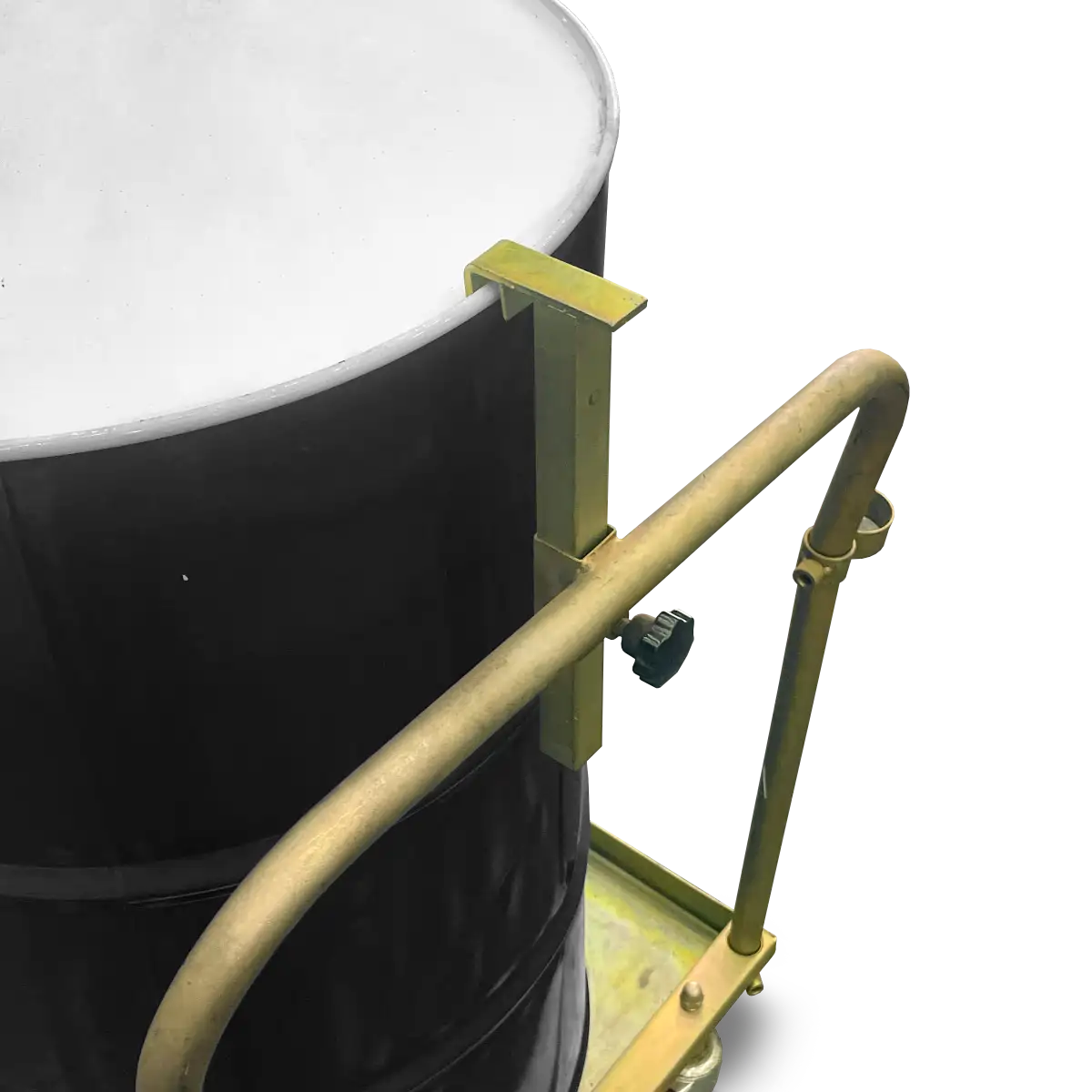 Carrito porta tambor con propulsora, pistola y 2.5 mts manguera de aceite con Medidor Bozza - imagen 2