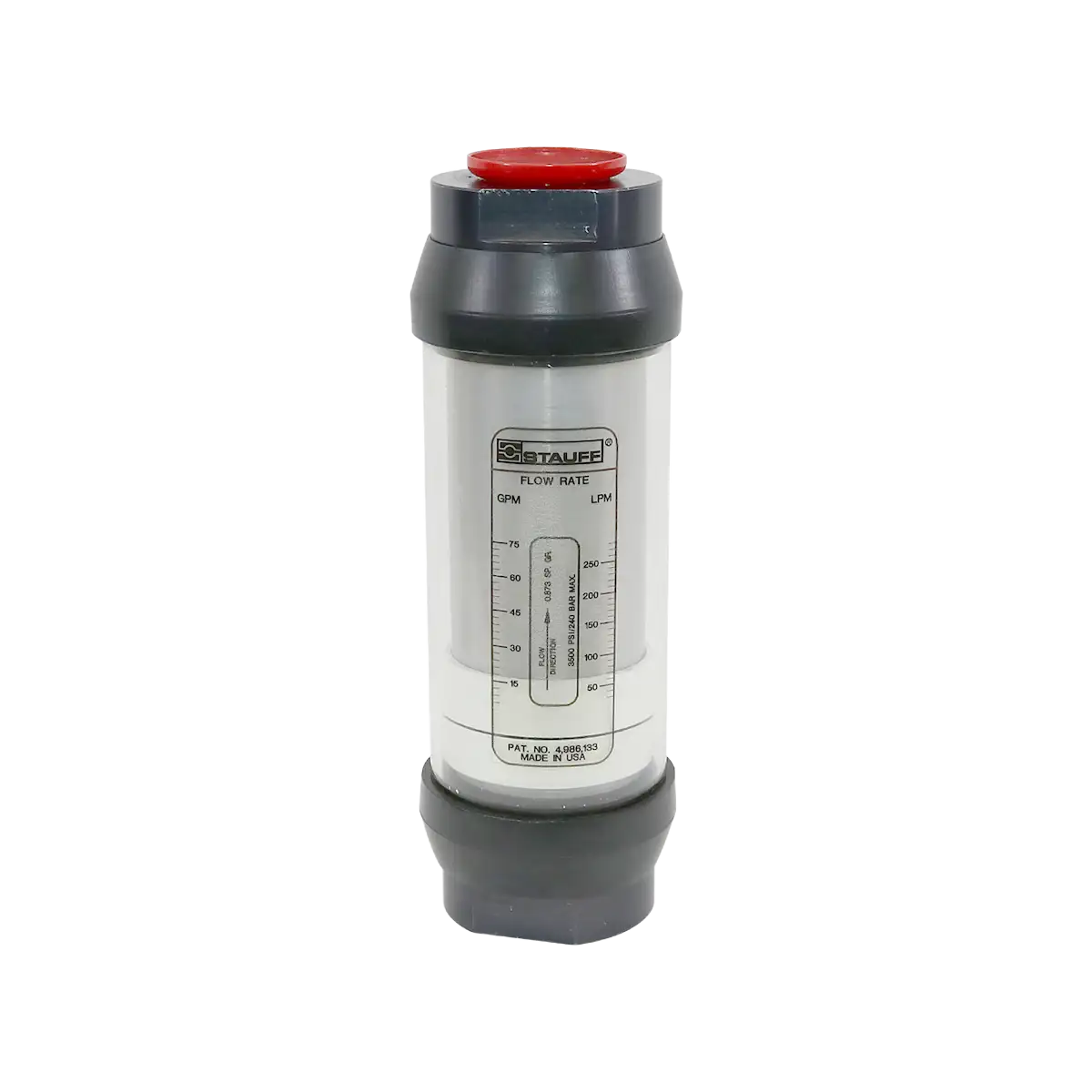 Indicador De Flujo - 30,28 - 283,91 Lpm - 1 1/4" Npt