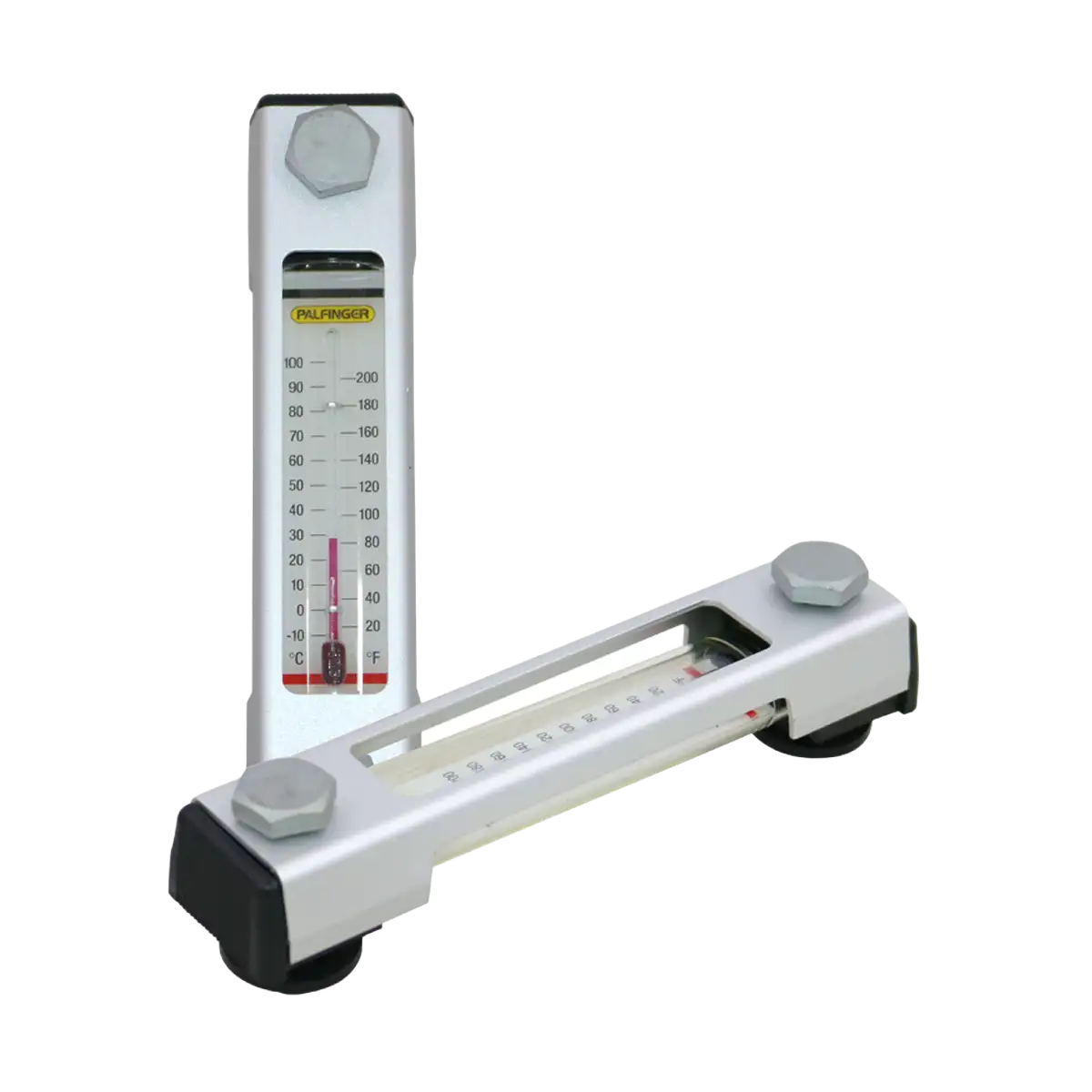 Indicador de nivel de aceite con termometro - 127 mm