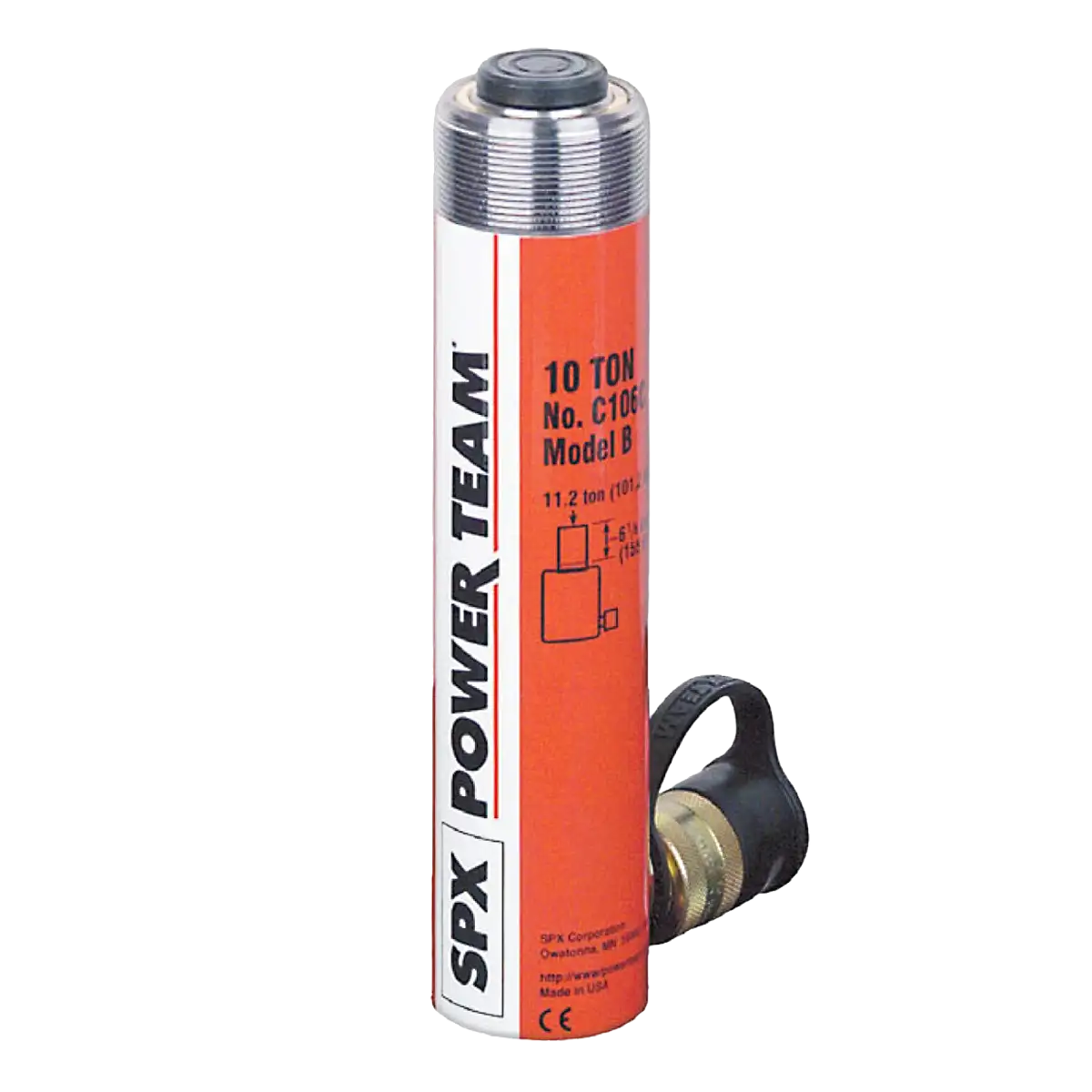 Cilindro 10t - simple efecto - carrera 155,6 mm - 10000 psi - 3/8" nptf