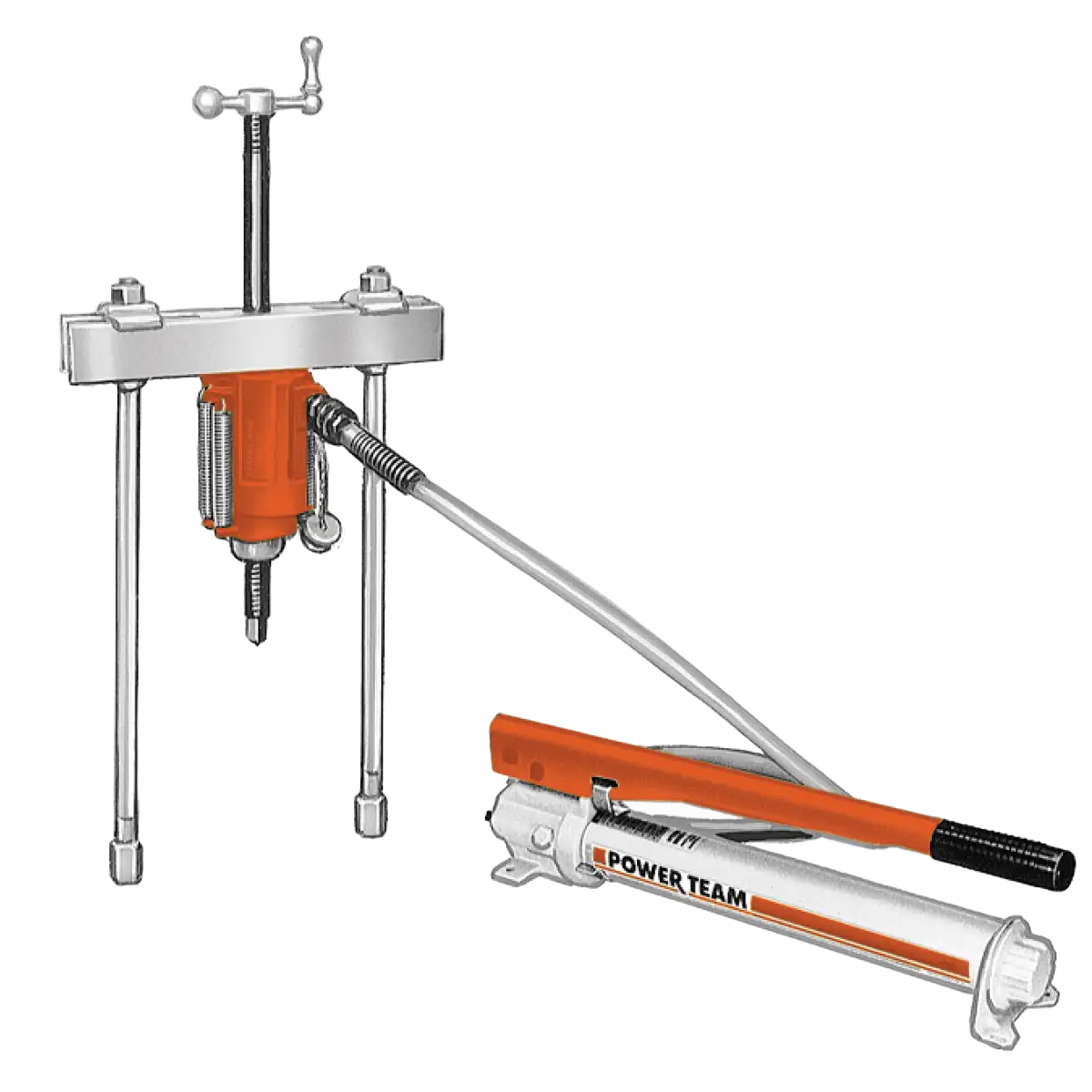 Impulsor extractor hidraulico de 50 toneladas