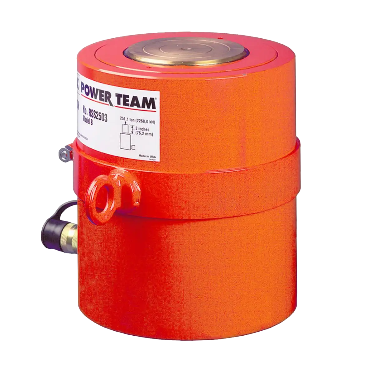Cilindro 30t - simple efecto - carrera 61,91 mm - 10000 psi - 3/8" nptf