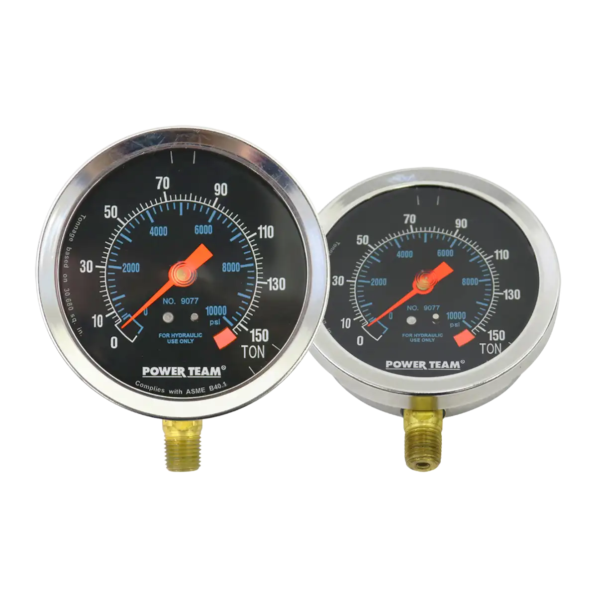 Manómetro lateral - 4" - 10000 psi - 690bar - 150tn - 1/4 nptf.