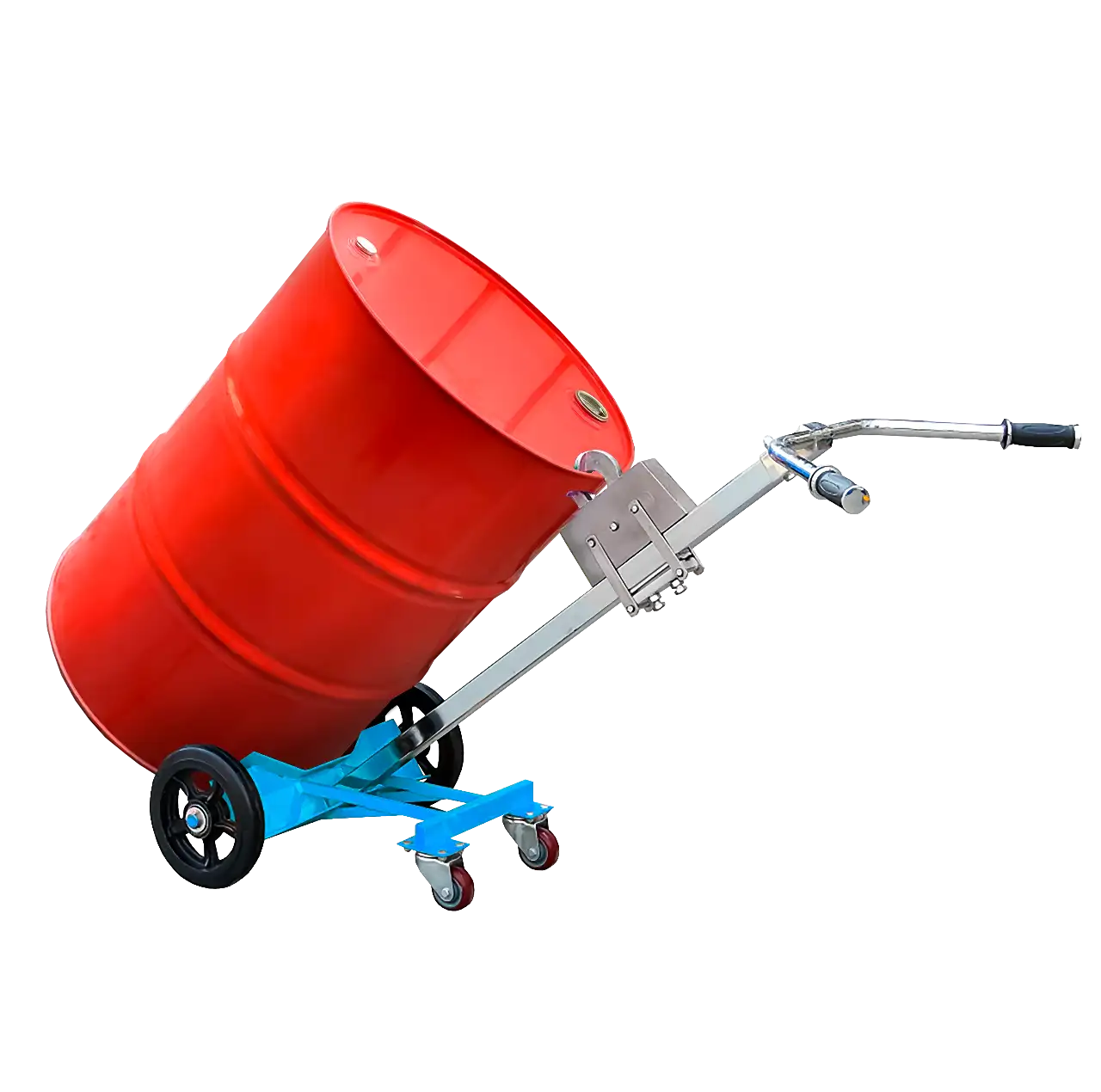 Porta-tambor manual con sistema regulable - modelo de450d - capacidad 450 kg.
