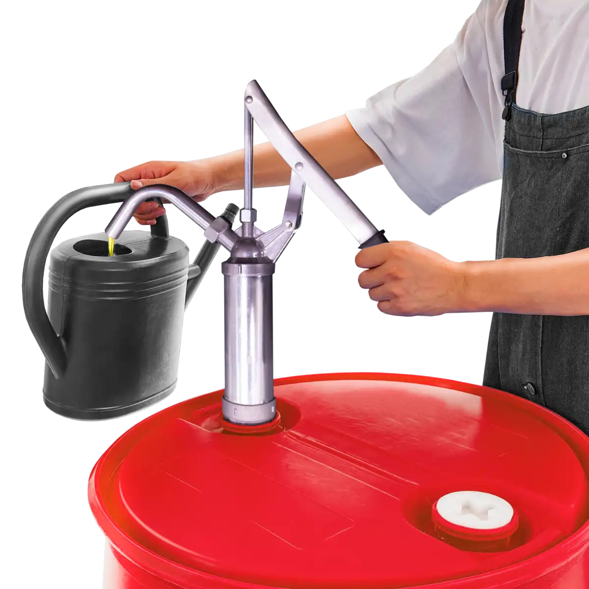Bomba manual para tambor de aceite de 200 litros - imagen 2
