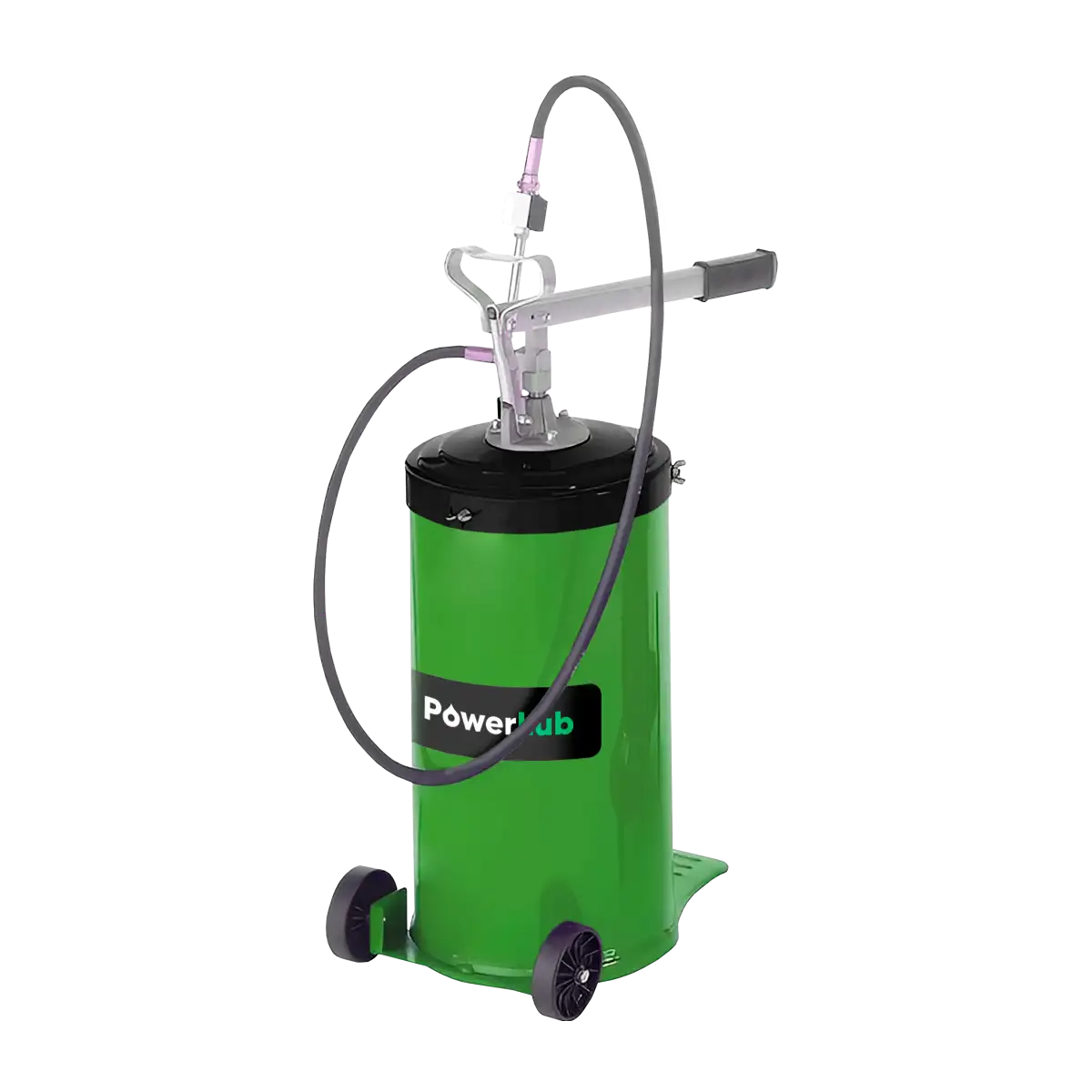 Bomba manual para grasa 16 kg con ruedas