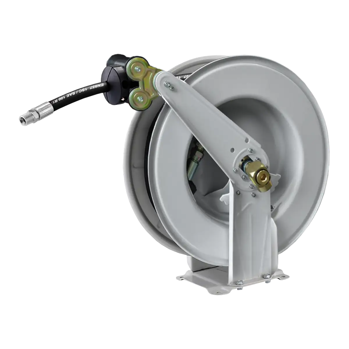 Carretel retractil para combustible de 20 mts de manguera de 3/4"