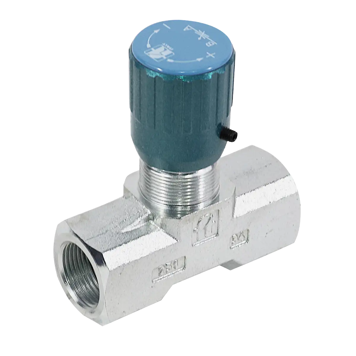 Válvula reguladora de caudal 3/4" BSP sin retención