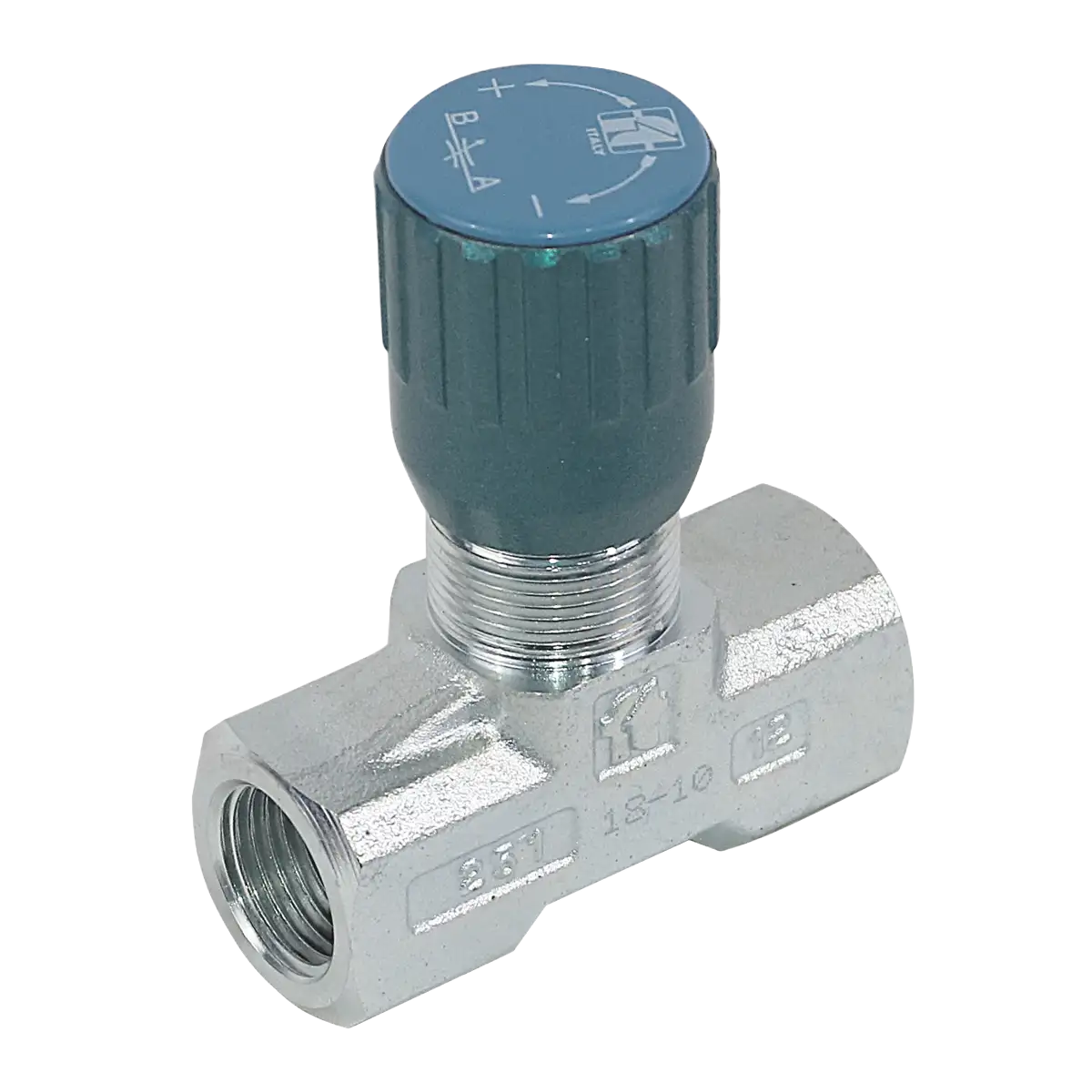 Válvula reguladora de caudal 1/2" BSP sin retención