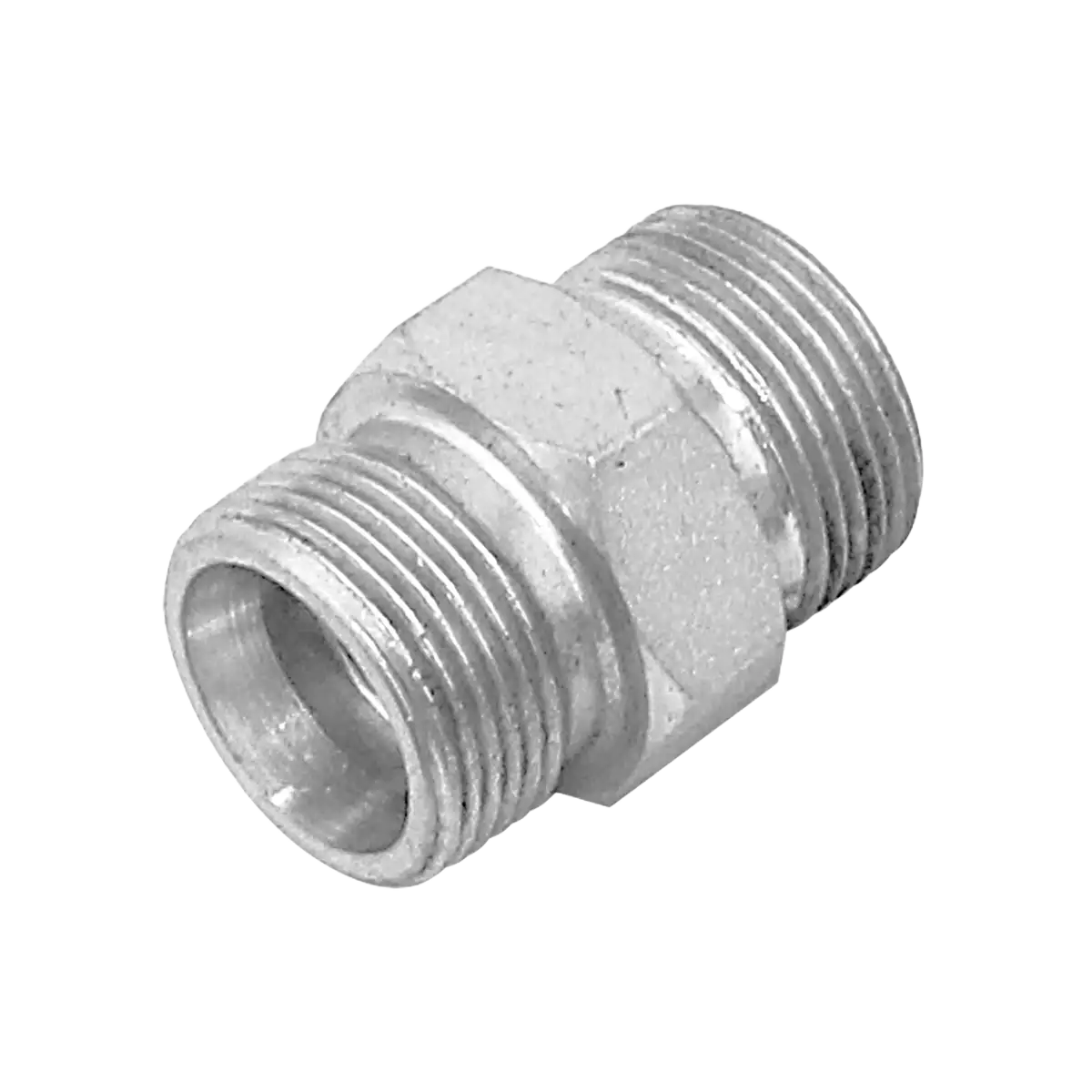 Adaptador recto metrico - macho 24x1.5 - 24x1.5 - tubo 16mm.
