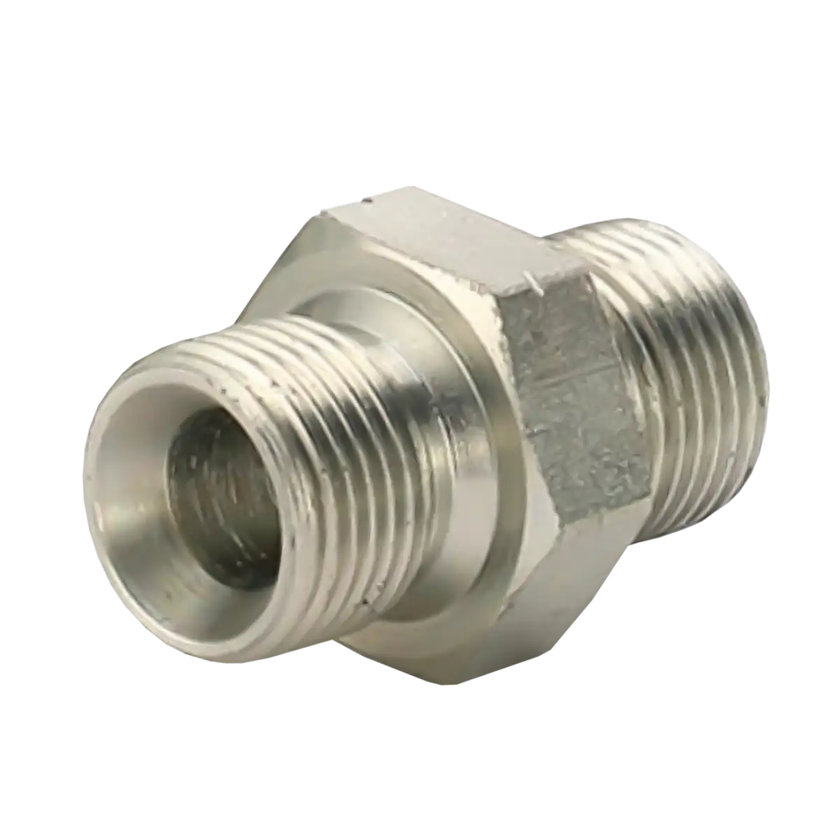 Adaptador recto métrico - macho 30x2.0 - 30x2.0 - tubo 20mm.