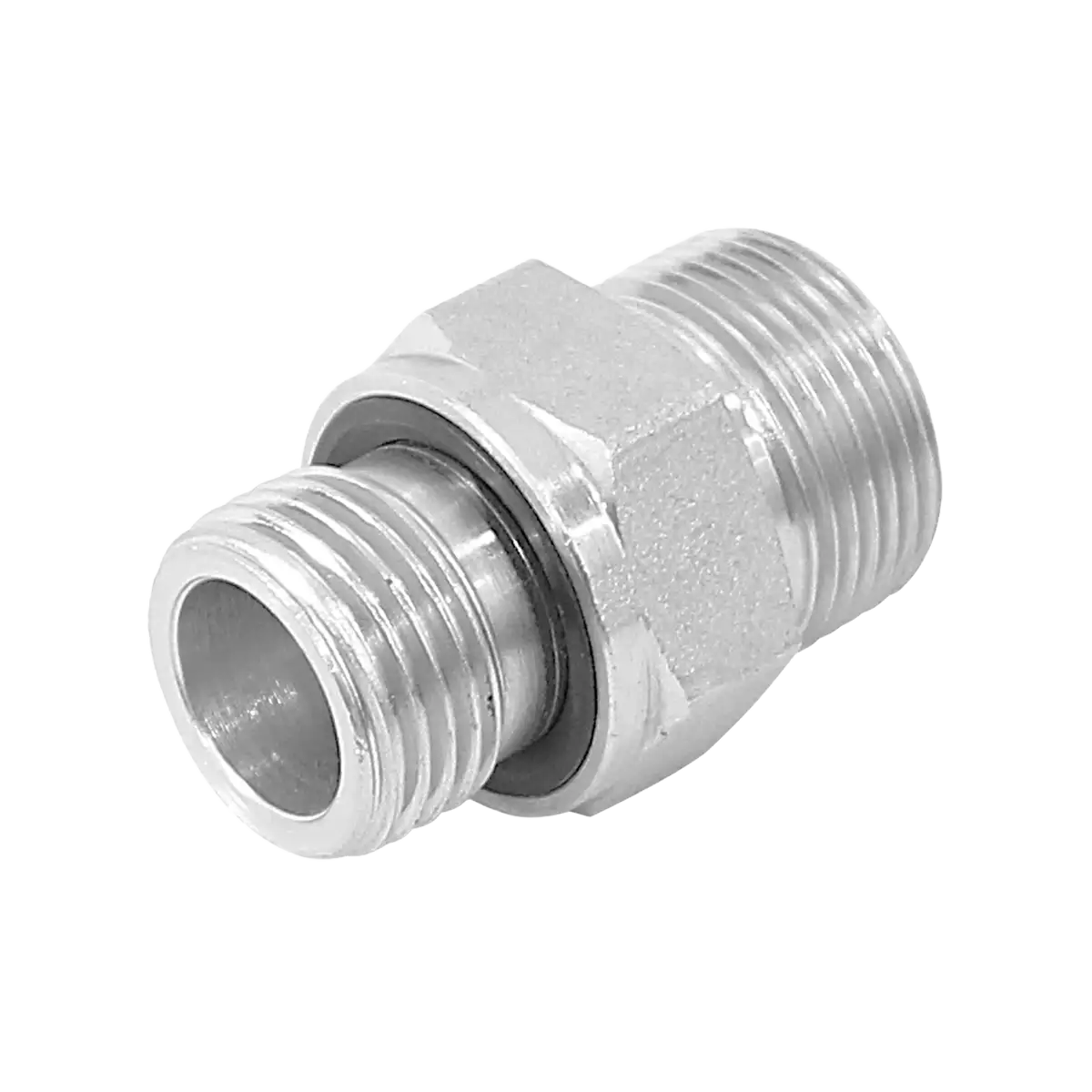 Adaptador recto - macho bspp 3/4" - métrico 24X1.5 - tubo 16mm.