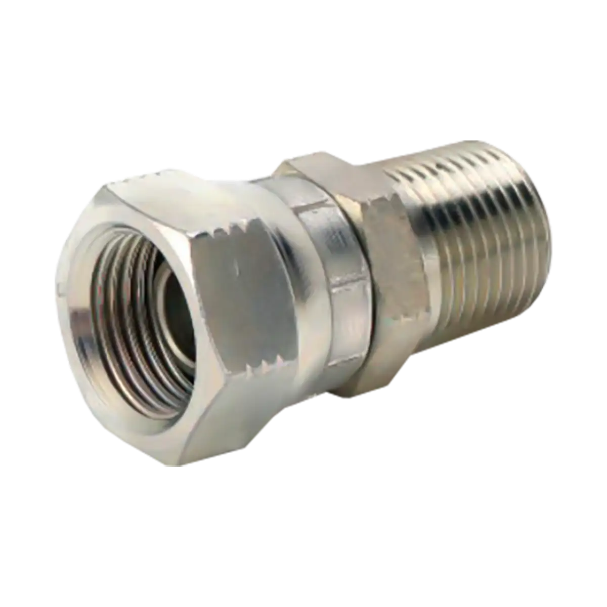 Adaptador recto - macho nptf 1/2" - hembra npsm 1/2"