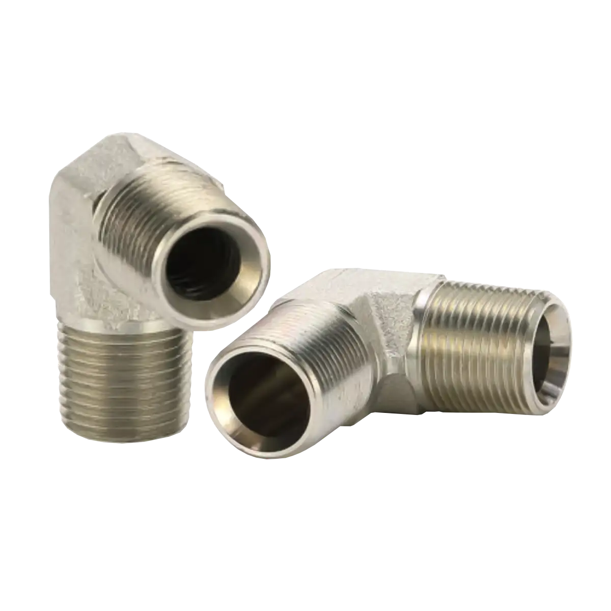 Adaptador curvo 90º - macho nptf 3/8" - macho nptf 3/8" - 1N9-06-06