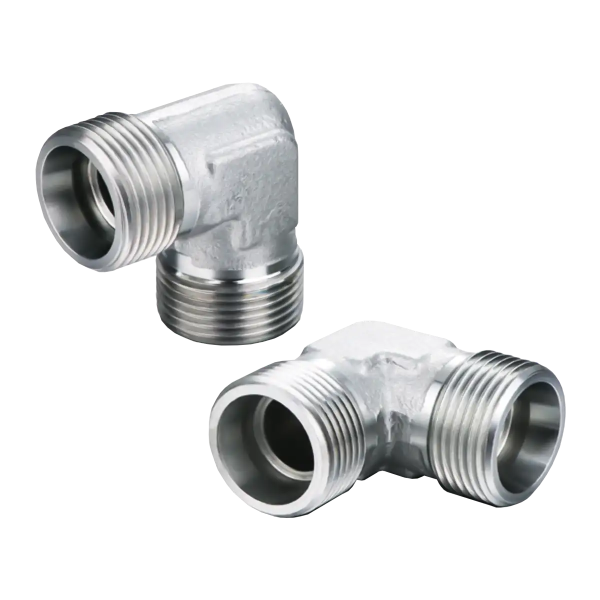 Adaptador curvo 90° - métrico - macho 24x1.5 - 24x1.5 - tubo 16mm. - 1D9-24